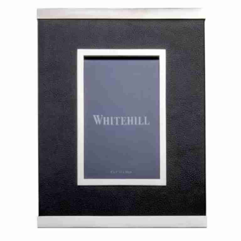 Whitehill Black Leather Frame 15x10xm